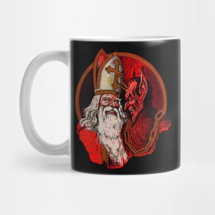 Krampus and Saint Nicholas Mug